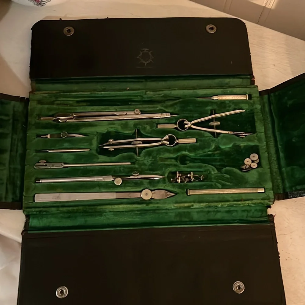 Antique Germany Drafting Kit